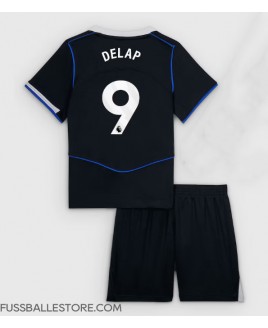 Günstige Chelsea Liam Delap #9 3rd trikot Kinder 2025-26 Kurzarm (+ Kurze Hosen)